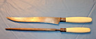 Wilcox Meriden CT Carving Knife Set Silver Plated, Greek Design From 1900's