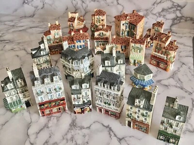 J CARLTON - DOMINIQUE GAULT Juego de 20 Miniaturas París Edificios Casas NUEVO EN CAJA Foto 1 de 4