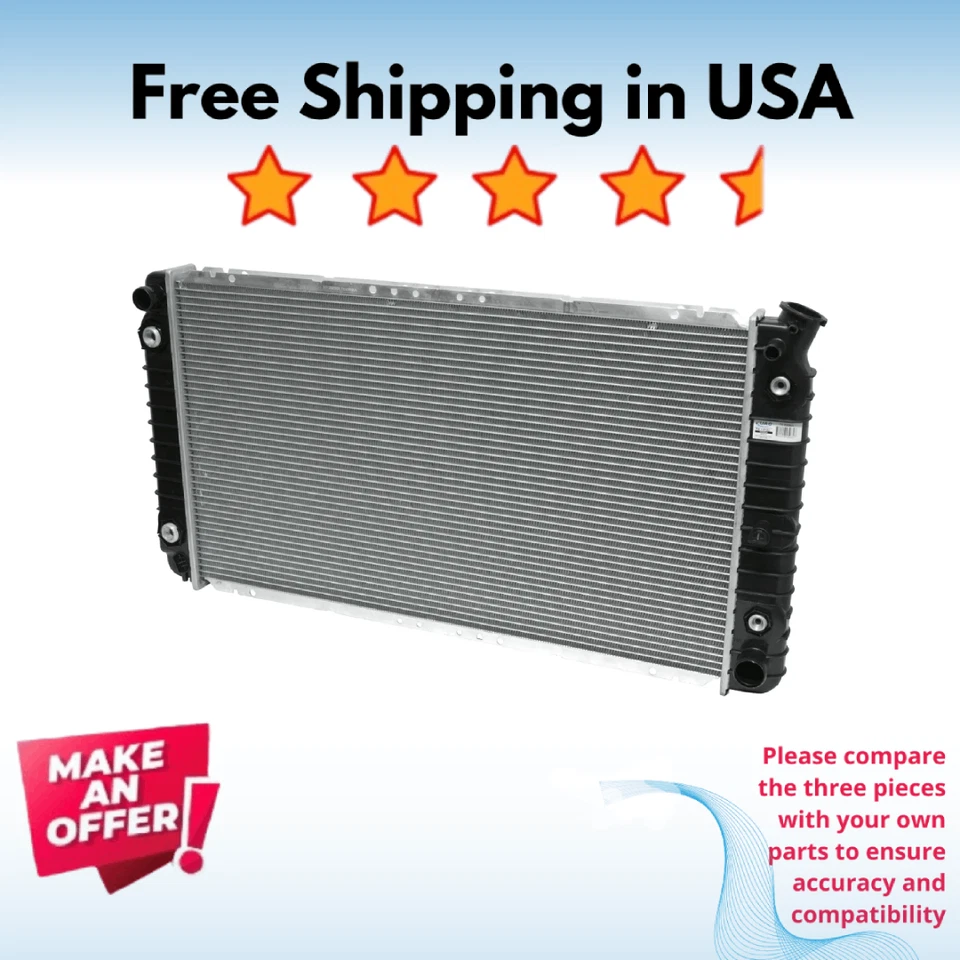 Радиатор кондиционера подходит для Chevrolet Caprice 1991-1993, Oldsmobile Custom Cruiser 91-92 - Изображение 1 из 1