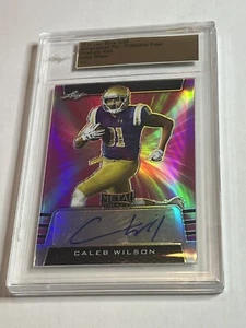 2019 Leaf Metal Draft Autographed Pre-Production Proof Caleb Wilson 1/1 UCLA - Picture 1 of 2