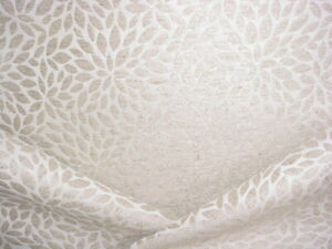 1-7/8Y Scalamandre 27239 Risa Weave Birch Floral Chenille Upholstery Fabric