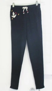 Polo Ralph Lauren Girls French Terry Leggings Navy Sz M (8-10) - NWT - Picture 1 of 1