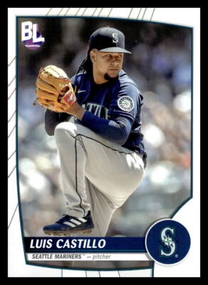 2023 Topps Big League #180 Luis Castillo Seattle Mariners Baseball Card - Image 1 of 2