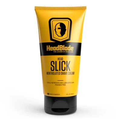 Creme de barbear HeadBlade HeadSlick masculino cabeça e caveira 5 oz - Imagem 1 de 4