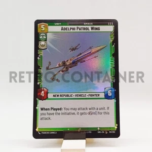 STAR WARS UNLIMITED SHADOWS OF THE GALAXY 101/262 C Adelphi Patrol Wing Foil - Picture 1 of 1