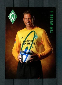 Autografo Originale Tim Wiese - Werder Brema 2010 (Fu) - Foto 1 di 1