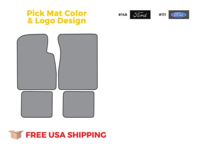 FITS 1968-1971 Ford Thunderbird Floor Mat 4pc Loop Foto 1 de 4