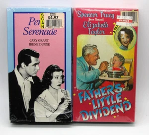 2 VHS VATERS KLEINE DIVIDENDE & PENNY SERENADE Vintage vergriffen schwarzweiß Klassiker - Bild 1 von 3