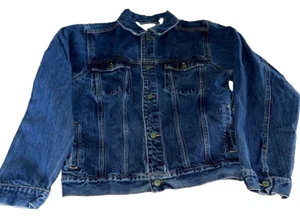 OshKosh B'Gosh Youth Denim Trucker Jean Jacket Button Front Large 14/16 - Picture 1 of 8