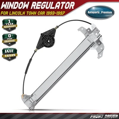 Power Window Regulator for Lincoln Town Car 1993-1997 Front Left LH Driver Side - Image 1 of 4
