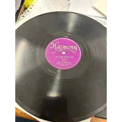  Billie Holiday 78 Harmony It’s a Sin to Tell a Lie Wherever You Are Foto 1 de 2
