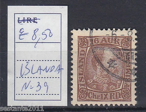 ISLAND, ICELAND, ISLAND, ISLAND, YVERT 39, GEBRAUCHT, USED, A290,  - Bild 1 von 1