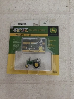 Tractor John Deere escala 1/64 diecast metal Delaware H 37604 Foto 1 de 2