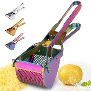 Large Potato Ricer, Heavy Duty Stainless Steel Potato Masher for Commercial and - Picture 1 of 7