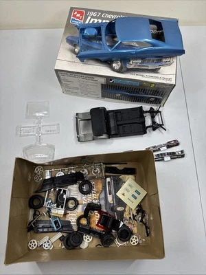 1/25 AMT 1967 Chevy Impala SS - OPEN - STARTED - INCOMPLETE - Image 1 of 4