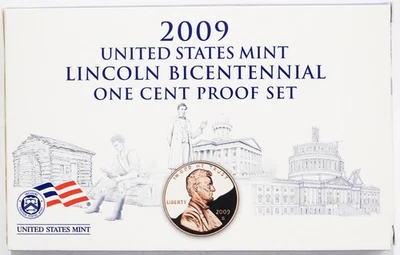 2009 US Mint Lincoln Bicentennial One Cent Proof Set W/ Box & COA - Image 1 of 4