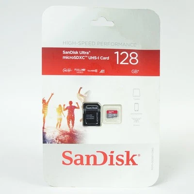SanDisk Ultra 128GB Class 10 microSDXC Memory Card - SDSQUAB-128G-AJLMA