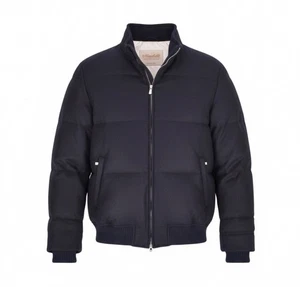 MANDELLI wool cashmere bomber jacket EU 52 US 42 Contemporary FIT - Picture 1 of 9