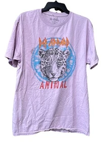 Def Leppard T-Shirt Large Kurzarm Erwachsene Unisex 100% Baumwolle - Bild 1 von 4