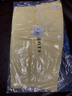 PANTALONES CORTOS TALBOTS ALGODÓN/SPANDEX 13" 4 BOLSILLOS NARCISO TALLA 12W NUEVOS EN BOLSA Foto 1 de 4