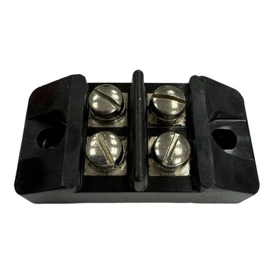 AEG Telefunken Panel Mount Barrier Terminal Block, 2 Row, 2 Positions - Image 1 of 4