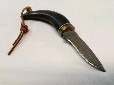 Cuchillo de hoja fija United UC-739 mango de cuerno de búfalo acero quirúrgico de colección Japón Foto 1 de 4