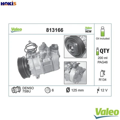 COMPRESSOR AIR CONDITIONING 813166 FOR SKODA VW AUDI 100 A4/S4 A6/S6 A8/S8 2.8L - Image 1 of 4