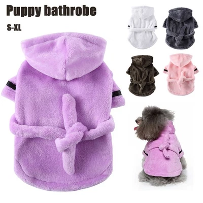 Haustier Bademantel Handtuch Mikrofaser Badrobe Hunde Absorbierende С - Bild 1 von 4