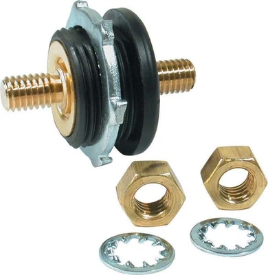 Mampara conector cable batería Allstar #76142 1,25 pulgadas de diámetro Perno perforador 3/8-16 Foto 1 de 2