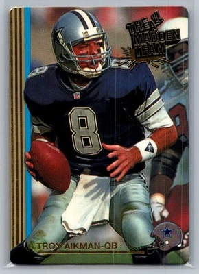 1992 Action Packed All-Madden Football #7 Troy Aikman - VG - Dallas Cowboys - Image 1 of 2
