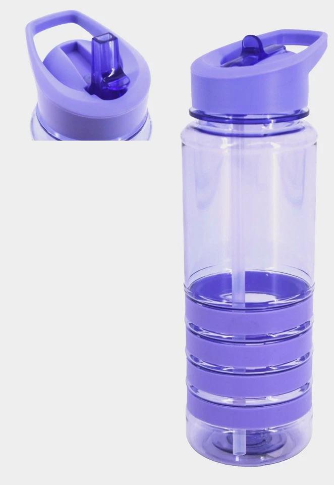Sports Pleastic non-slip Water Bottle 750ml, Purple High Quality - Image 1 of 1
