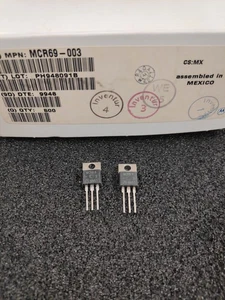 4 Stück /pcs. - MCR69-3 (MCR69-003) - MOTOROLA TO220 Reverse Blocking Thyristor - Picture 1 of 2