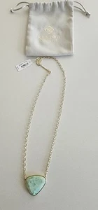KENDRA SCOTT MCKENNA PENDANT CHRYSOCOLLA STONE NWT - Picture 1 of 6