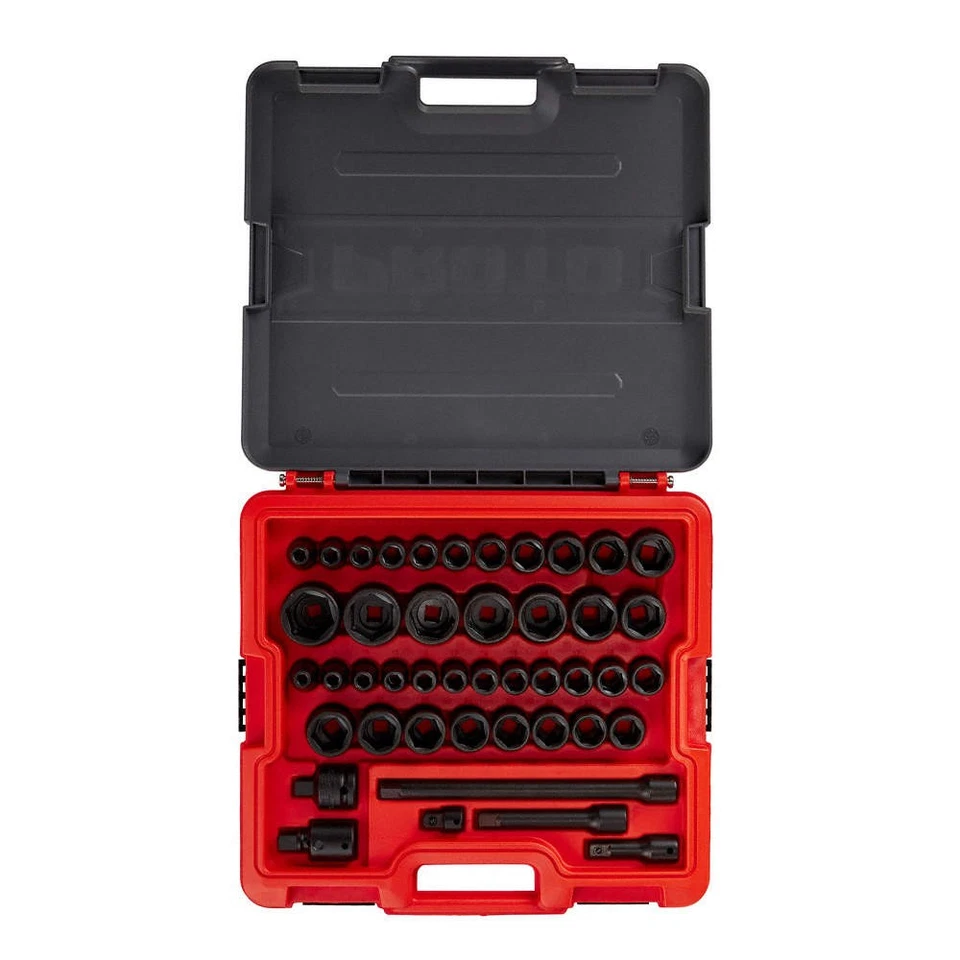 PROTO J74344IM Socket Set,1/2" Drive,44 pcs.,SAE/Metric 60ML25 - Image 1 of 1