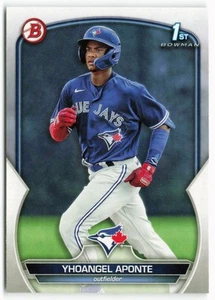 2023 Yhoangel Aponte Bowman Prospects Rookie - Toronto Blue Jays - Picture 1 of 2