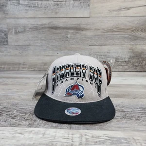 Colorado Avalanche 1996 Stanley Cup Champions Cap Hat Snapback NHL Starter NWT - Picture 1 of 6