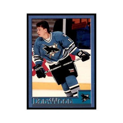 1995 Bowman Dody Wood RC San Jose Sharks #161 - Image 1 of 3