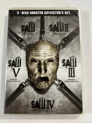 Saw: 5-Disc Unrated Collector's Set (5 Disc DVD Set) - Image 1 of 4