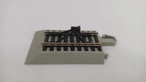 Bachmann End Track Bumper Gray Gravel Black Ties HO Scale EZ-Track H4491B-B02 - Picture 1 of 5