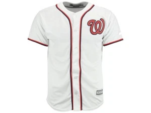 Majestic MLB Youth Washington Nationals White Home Cool Base Jersey - Picture 1 of 4