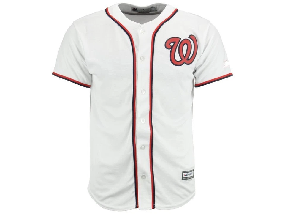 Majestic MLB Juvenil Washington Nationals Blanco Casa Cool Base Jersey Foto 1 de 1