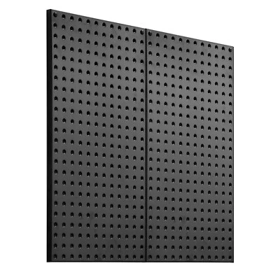 Paneles de clavija de metal 2 piezas 32" x 16" organizador de pared para almacenamiento de herramientas de garaje Foto 1 de 4