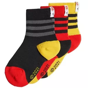 Adidas X LEGO® Set 3 Calze Equipaggio Bambini Bambini Bambini Neonati Calze  - Foto 1 di 1