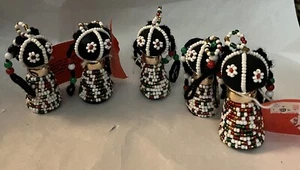 Five Kwandeble  Small Beaded Dolls Sold Separately - Picture 1 of 2