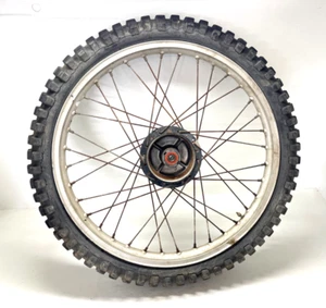 1993 Suzuki TS200R Front Wheel 54111-15D00 (Tire is No Good) - Picture 1 of 7