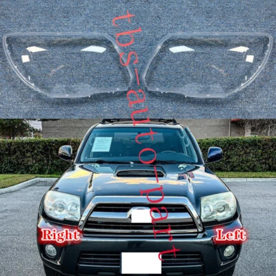 For Toyota 4Runner 2006-2009 LH&RH Side Headlight Lens Cover Shell Housing Foto 1 de 4