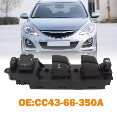 For 2006-2010 Mazda 5 Driver Side Door Master Power Window Switch Control Panel - Image 1 of 4