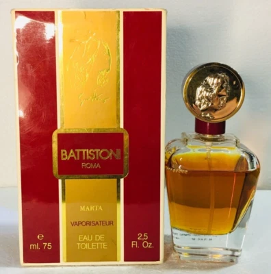 Marta Battistoni Donna Eau de Toilette 75ml Nuova in Scatola Non Sigillata Vintage - Immagine 1 di 4