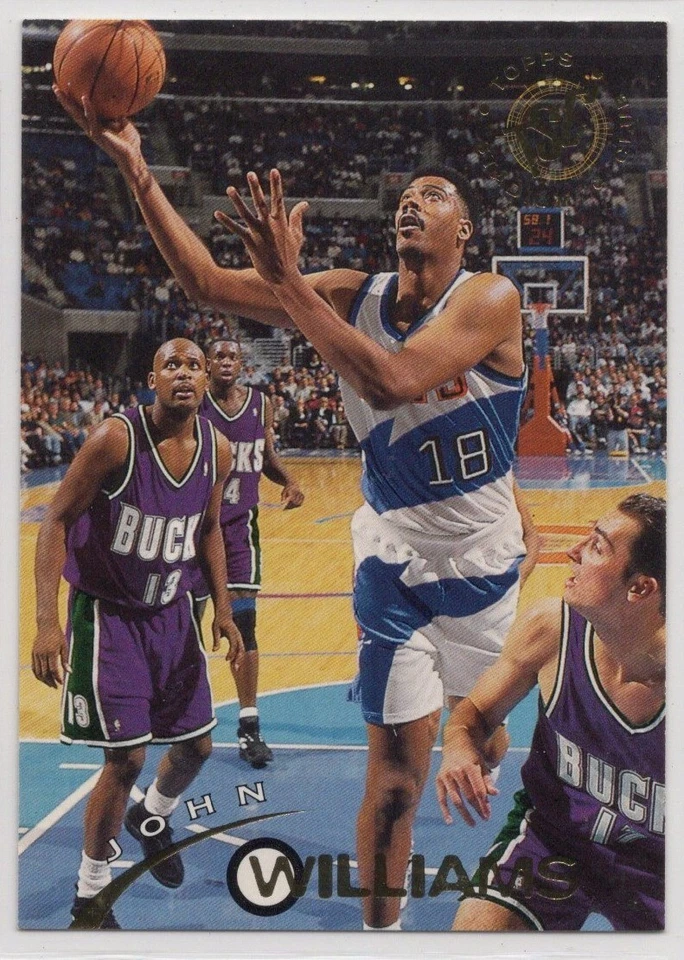 1994-95 Topps Stadium Club John Williams Cleveland Cavaliers #283 Foto 1 de 2