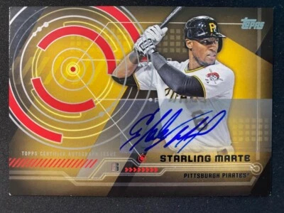 2014 Topps - Trajectory Autographs #TA-SM Starling Marte (AU) - Image 1 of 2